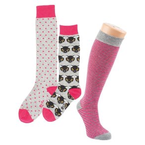 Kinder - Kniestrümpfe - Silver Girl - 3er-Pack